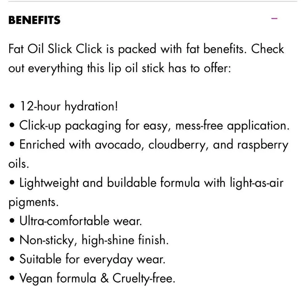 🦋 NYX Clout Fat Oil Pink Glossy Lip Balm with Hydrating Formula New